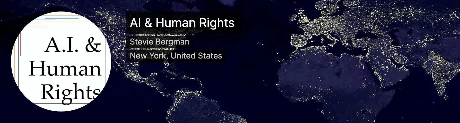 AI & Human Rights podcast imagery